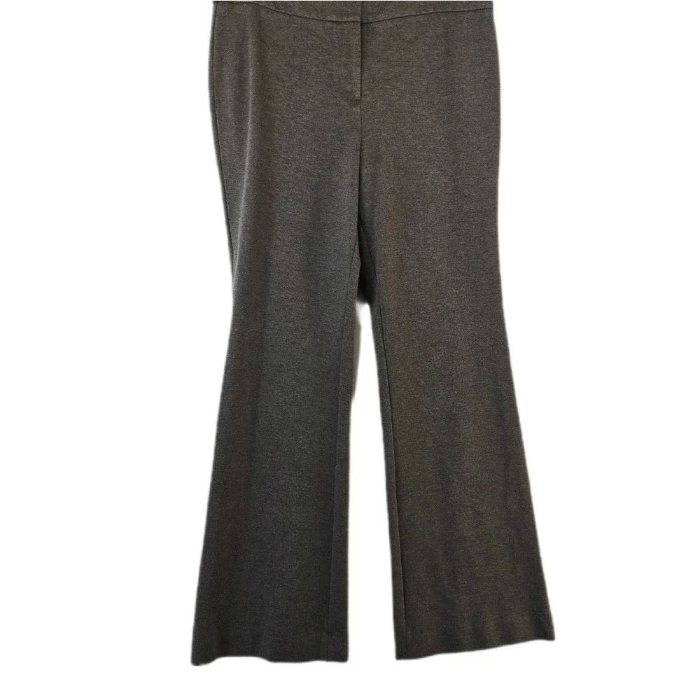 Talbots Knit Pants Women's Size 10 Brown Heathered Bootcut Career Casual Comfort